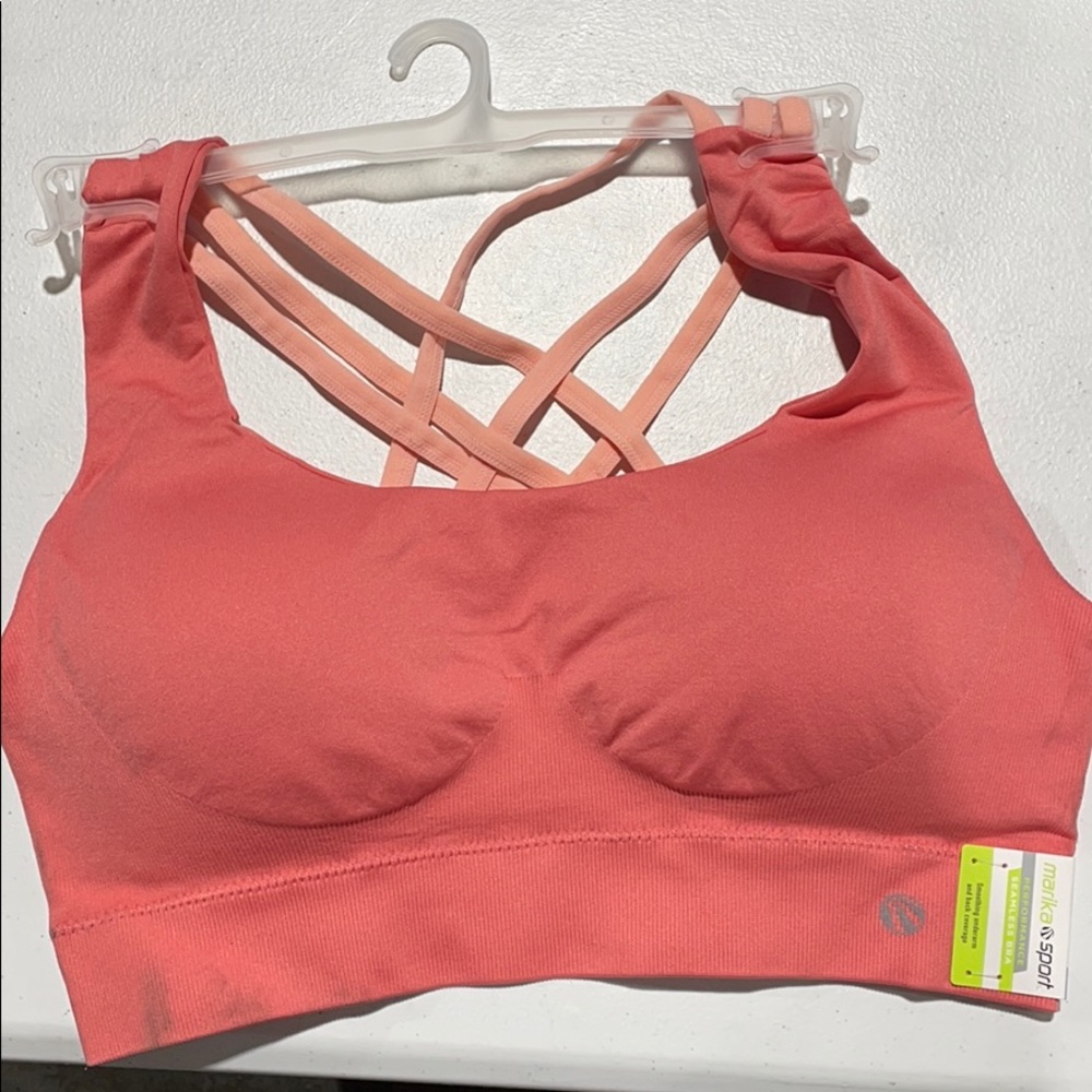 Pink Sports Bra